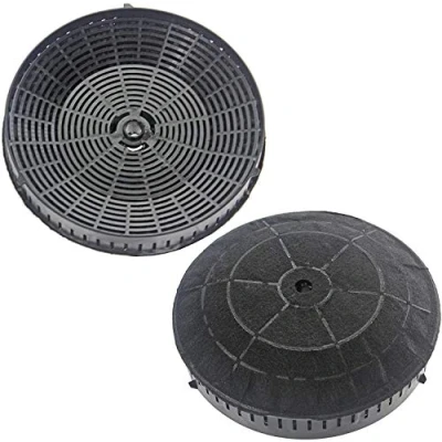 Image of SPARES2GO Carbon Vent Extractor Filter compatible with IKEA Cooker Hood (2 Filters)