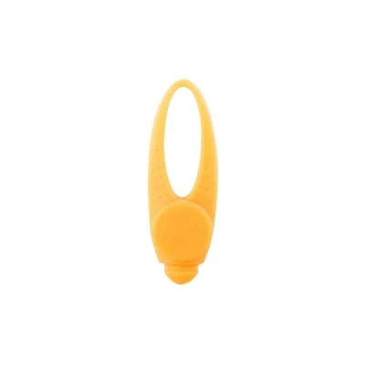 Image of Ancol Soft Blinker Hi Vis Water Resistant Dog Collar Lead Safety Flashing LED Light Orange