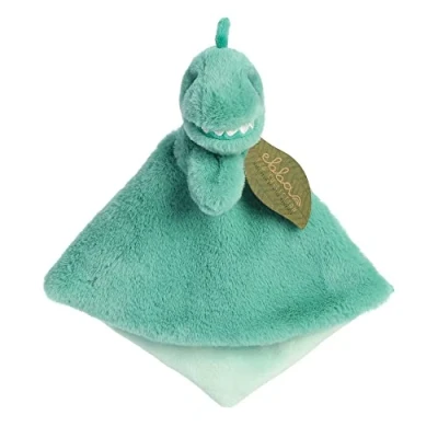 Image of Aurora, 23326, ebba Baby Eco Ryker Rex Dragon Luvster Blanket, 12In, Recycled Soft Toy, Green