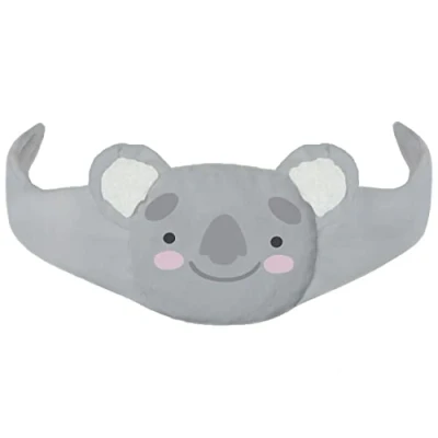 Image of Sweet Cherry Stone Animal Cushion for The Baby&#039;s Tummy Organic Heatable Pillow &quot;Heat and Cold Therapy&quot; Grey Koala [088]