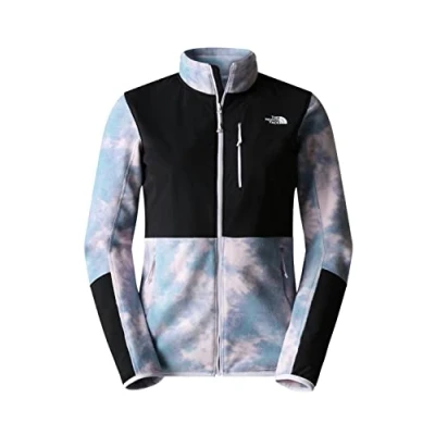 Image of THE NORTH FACE Diablo Sweater Lavender Fog Glacier Dye Print TNF Black XS