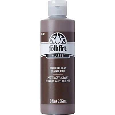 Image of FolkArt Acrylic Paint, Coffee Bean, 8 Oz