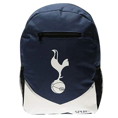 Image of Mens Football Club Team Colours Backpack Rucksack Gift Bag (N, Spurs)