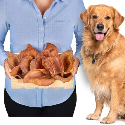 Image of Pig Ears (Pack of 10) Dog Treats Dogs for Bones Chews Bone Large