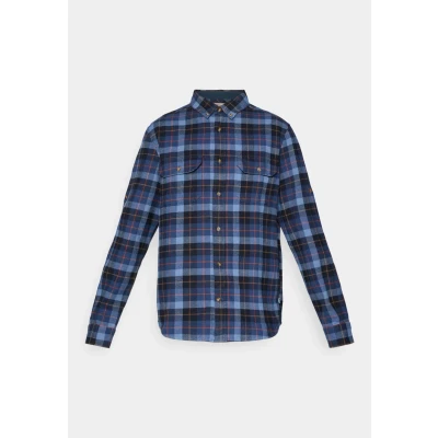 Image of Fjällräven Singi Heavy Flannel Shirt M Shirt, Men&#039;s, Size: Large, Dark navy/indigo blue