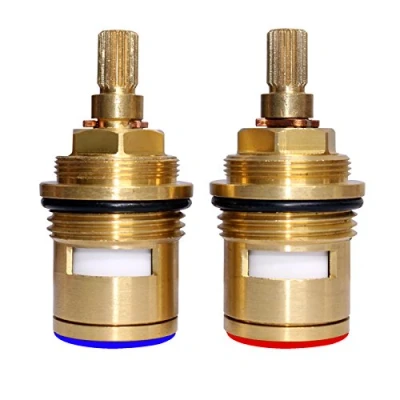 Image of Skybath Bathroom Basin 2PCS G3/4&#039;&#039; 57MM Ceramic Disc Cartridge Replacement Mixer Hot and Cold Tap Inner Faucet Valve Quarter Turn
