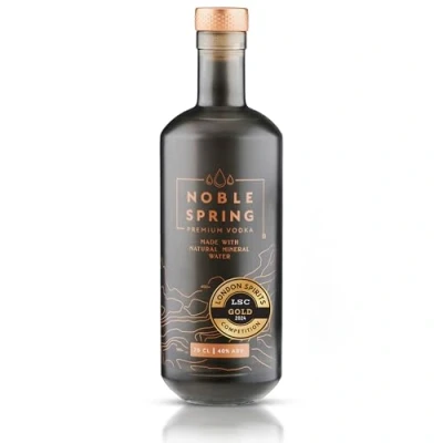 Image of Noble Spring Premium Vodka (40% ABV, 70cl) ❘ Award Winning Double Distilled Made With Molasses &amp; Natural Mineral Water, Gift For Women, Men And Lovers, In Yorkshire