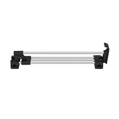 Image of Heavy Duty Retractable Clothes Rail Pull Out Rod Wardrobe Hanger Coat Racks Closet Polished Chrome (30Cm/ 11.8 Inches)