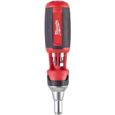 Image of Milwaukee Universal Ratchet Screwdriver 10 in 1 Color E 0 W V Multicoloured One Size, 4932471598