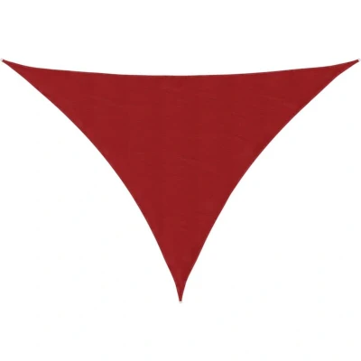 Image of vidaXL Sunshade Sail Oxford Fabric Triangular 5x5x6 m Red