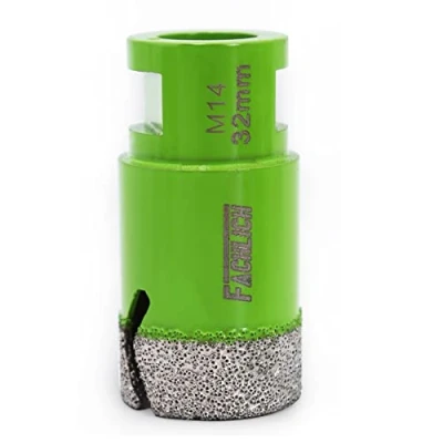 Image of FACHLICH Diamond Core Drill Bit 32mm Porcelain Hole Saw Vacuum Brazed for Tile Ceramic Granite Marble