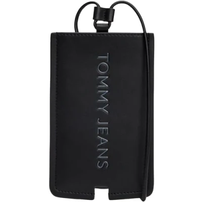 Image of Tommy Jeans MUST Pouch Phone case, Women&#039;s, Size: One Size, Black