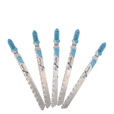 Image of Jigsaw Blades MASO 5 PCS T127D T Shank Jig Saw Blade Universal Assortment for Cutting Metal Wood PVC and More fit Bosch, Dewalt, Hitachi, Makita, Festool etc