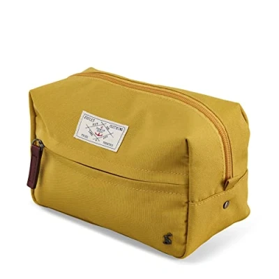 Image of Joules Luxury Trolley Coast Collection His &amp; Hers Softside Travel Wash Bag, Antique Gold