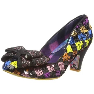 Image of Irregular Choice Women&#039;s Pump, Black, 3.5 UK