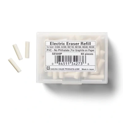 Image of Sakura SumoGrip EE 3000 Electric Eraser Refill Vinyl Erasers for Mechanical 60 White Art Refills