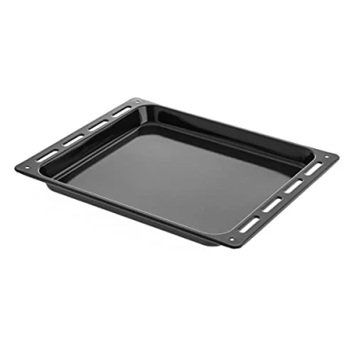 Image of Hoover 42820218 Oven Tray, Rack, Original Accessory, Support Rectangular, Enamel, 35x45.8x2 cm, Black