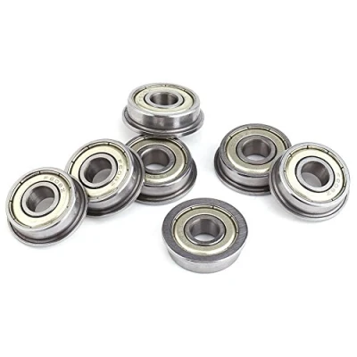 Image of 10pcs Mini Ball Bearing F608Z Shielded Steel Flanged Bearings 8 * 22 7mm