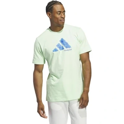 Image of adidas Men&#039;s Court Therapy Graphic Tee, semi Green Spark, S
