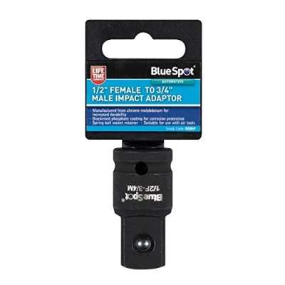 Image of Bluespot 02069 1/2&quot; Female to 3/4&quot; Male Impact Adaptor
