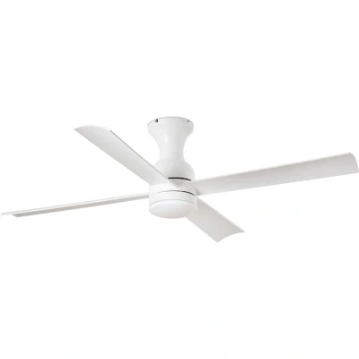 Image of Fraser LED White Ceiling Fan, 3000K