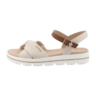 Image of TOM Tailor Ankle cuff sandals, Women&#039;s, Size: 380, Off white shoes