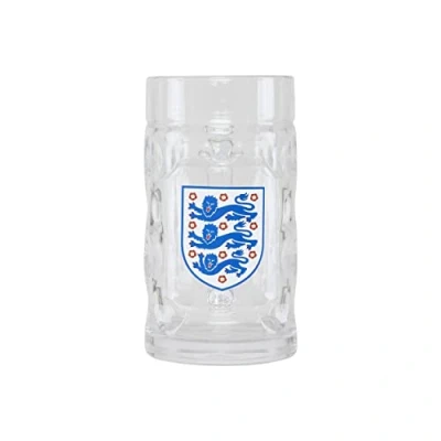 Image of FOCO Official England Football Dimple Stein Glass 500ml