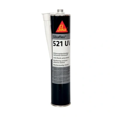 Image of Sika Sikaflex 521 UV Weathering Resistant Silane Terminated Polymer Adhesive Sealant Age Low Odour Overpaintable Black 300ml , Pack of 1