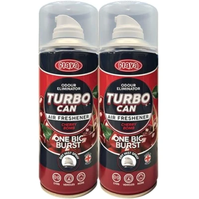 Image of FLAVA Turbo Can 400ml Air Freshener Aerosol Cherry Bomb
