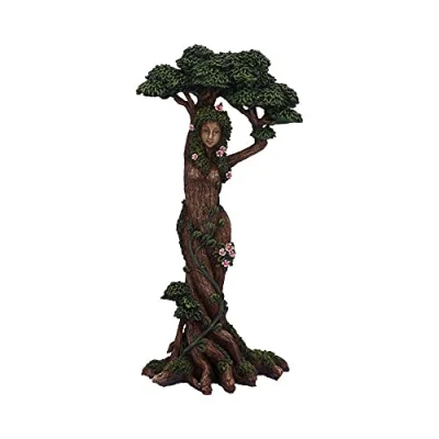 Image of Nemesis Now Mother Nature Female Tree Spirit Woodland Figurine Ornament, Brown, 30.7cm