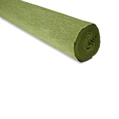 Image of FloristryWarehouse Crepe Paper roll 180g (50 x 250cm) Sage Green (Shade 562)