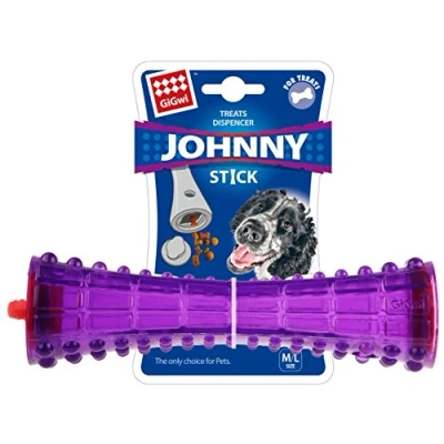 Image of GiGwi Treats Dispenser Dog Toy Durable TPR Chew Stick Mental Stimulation Interactive