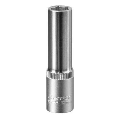 Image of Sealey Premier WallDrive® Socket 10mm Deep 3/8&quot;Sq Drive