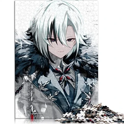 Image of 1000 Piece Jigsaw Puzzle Game Genshin Impact Arlecchino for Adults Cardboard puzzles Christmas Gifts （Size 26x38cm）