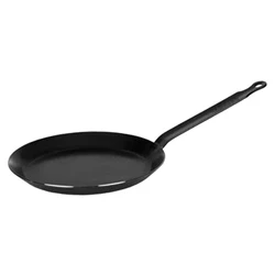 Image of De Buyer 5303.20 Blue Steel Force Pancake Pan, 2 mm Thick, 20 cm Diameter