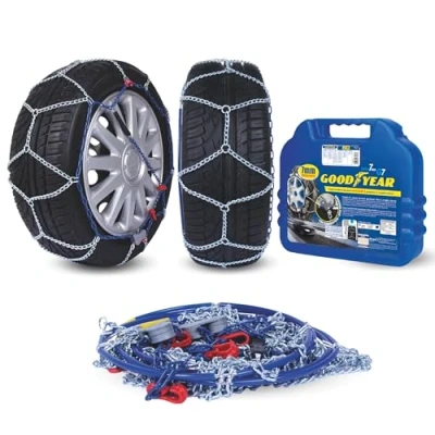 Image of Goodyear 77953: 7 mm Car passenger snow chains, TUV and ONORM approved, Size 080