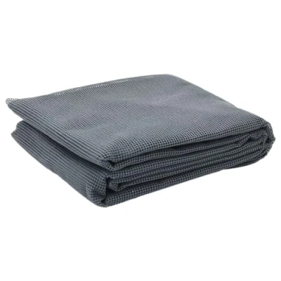 Image of vidaXL Camping Floor Mat 4.5x2.5m Anthracite Polyester Net with Durable PVC Coating, Water resistant, Non Skid for Outdoors/Indoors