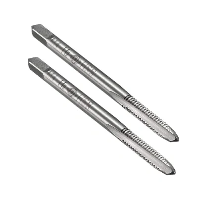Image of TA VIGOR M4 x 0.7mm Metric Machine Tap, 3 Straight Flutes Screw Thread Tapping H2 High Speed Steel Threading Machinist Repair DIY Tool 2Pcs