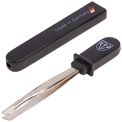 Image of 3 Swords Germany Brand Quality Pocket Tweezers for Hair Removal on The Way Made in