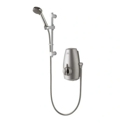 Image of Aqualisa Aquastream Thermostatic Mixer Power Shower Satin Chrome 813.40.01