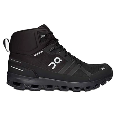 Image of On Men&#039;s Cloudrock Waterproof 1 Sneaker, All Black, 8 UK