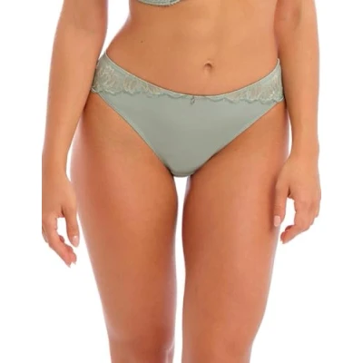 Image of Fantasie Women&#039;s Aubree Briefs Bikini Style Underwear, Vintage green, S