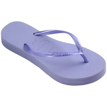 Image of Havaianas SLIM Flatform Tbar sandals, Women&#039;s, Size: 6/6.5, Lilac breeze Synthetics