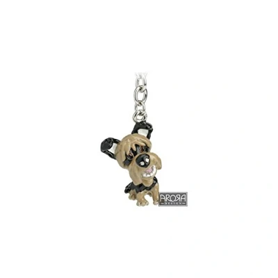 Image of Arora Little Paws Key Ring Yorkie, Multicolour, One Size