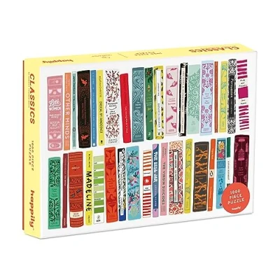 Image of Classic&#039;s 1000 Piece Jigsaw Puzzle for Adults Premium 100% Recycled Board Book Cover Gifts Lovers Happily Puzzles