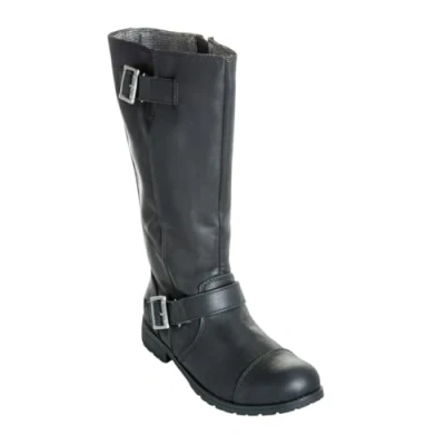 Image of Rocket Dog Women&#039;s Berry Biker Boots, Black Lewis, 8 UK