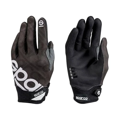 Image of SPARCO MECA 3 GLOVES SIZE 12 (XL) BLACK