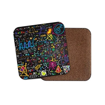 Image of 1 x School Blackboard Coaster Science Chemistry Physics Maths Student #14822