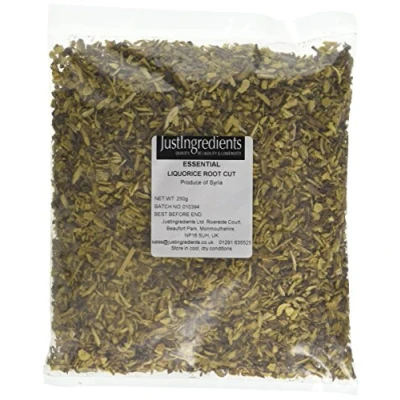 Image of JustIngredients Essentials Liquorice Root Cut, 250 g Pack of 2