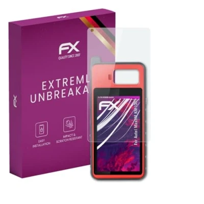 Image of atFoliX plastic Glass Protective Film compatible with Autel MaxiIM KM100 Protector, 9H Hybrid FX Screen Protector of